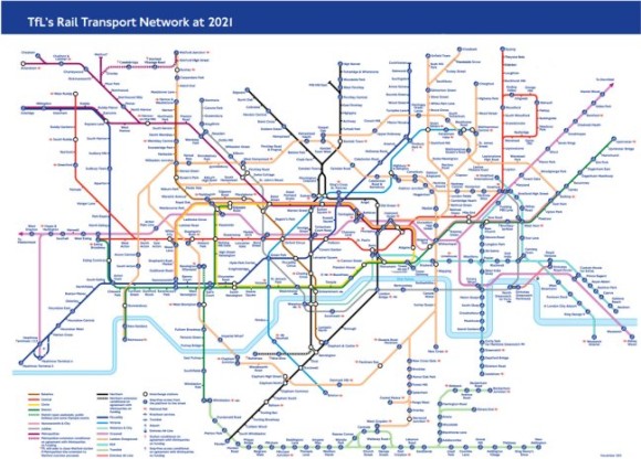 Future Transport Tube Map, 2021 | StationMasterApp