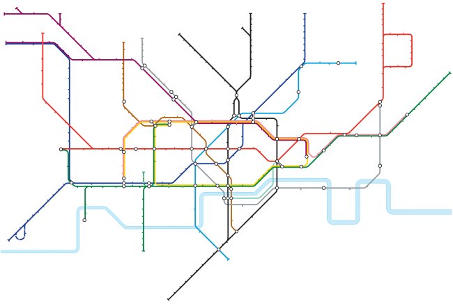 Blanked Out Tube Map